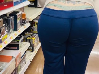 Whale Tail Huge Booty Milf at Walmart