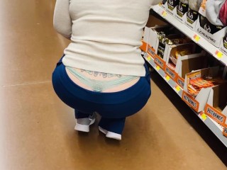 Whale Tail Huge Booty Milf at Walmart