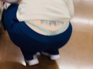 Whale Tail Huge Booty Milf at Walmart