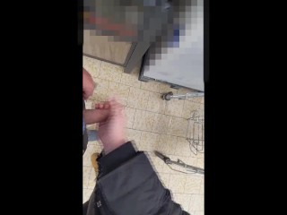 Risky Public Handjob in the Supermarket - Cuming in Panties!