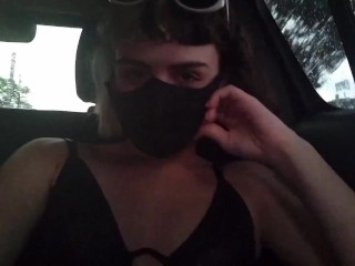 Your Girlfriend Candy Crush showing herself aboard the uber