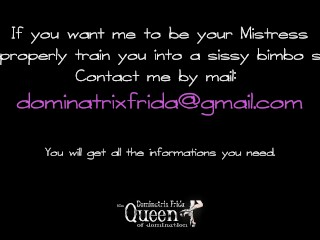 Turning into a sissy