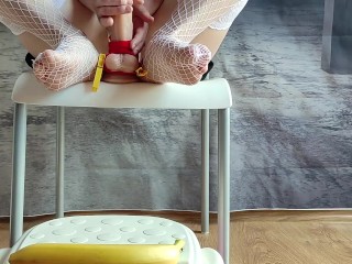 Polish milf tell you how masturbate and training your cock