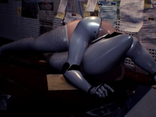 Resident Evil 3, Haydeee and Mrs Nemesis Strap on