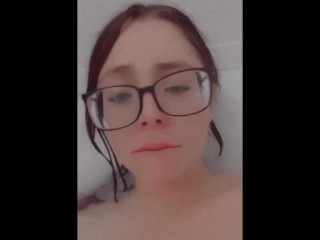slutty mommy Takes A Bubble Bath An Plays With Her Pussy with tits out