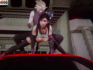 Tifa intense sex on the car roof - exclusive production