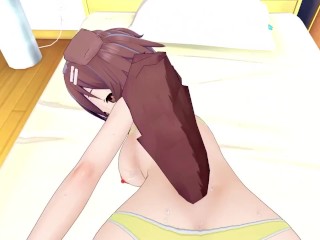 【REAL POV】OKAYU and KORONE threesome fun! Doggirl and Catgirl VTUBER licking bonanza!