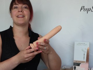 Toy Review - Naked Addiction Freak Rotating, Thrusting, & Vibrating Dildo by BMS Factory