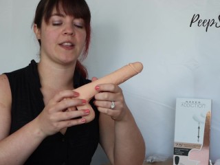 Toy Review - Naked Addiction Freak Rotating, Thrusting, & Vibrating Dildo by BMS Factory