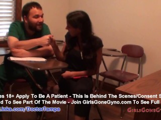 Yesenia Sparkles Gyno Exam Caught On Cameras At Gloved Hands of Doctor Tampa GirlsGoneGynoCom