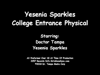 Yesenia Sparkles Gyno Exam Caught On Cameras At Gloved Hands of Doctor Tampa GirlsGoneGynoCom