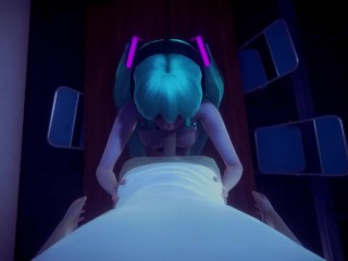 POV Hatsune Miku wants your dick after concert (3D PORN 60 FPS)