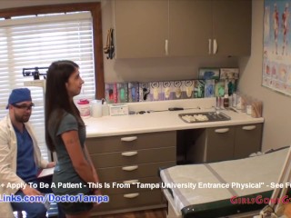 Logan Lace's new Student Gyno Exam by Doctor Tampa & Nurse Caught on Camera only @ GirlsGoneGynoCom