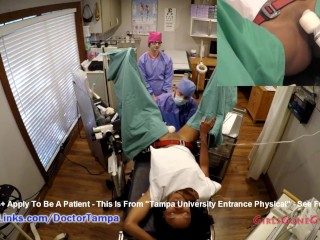 Nikki Star new Student Gyn Exam by Doctor Tampa & Nurse Lyle Caught on Camera only @GirlsGoneGynoCom