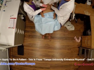 Jackie Banes Gyno Exam by Doctor Tampa & Nurse Lilith Rose Caught on Camera only @ GirlsGoneGynoCom