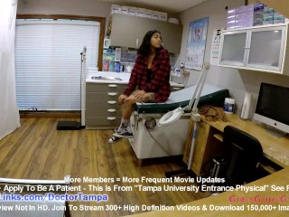 Maya Farrell's Freshman Gyno Exam By Doctor Tampa Caught On Hidden Camers Only @ GirlsGoneGynoCom