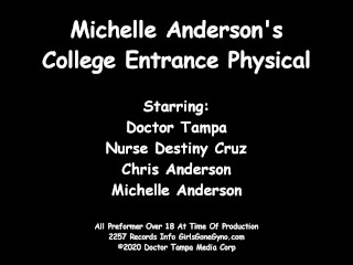 Boyfriend Watches Michelle Anderson Gets Gyno Exam By Doctor Tampa & Nurse Destiny Cruz GirlsGoneGyn