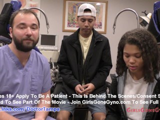 Boyfriend Watches Michelle Anderson Gets Gyno Exam By Doctor Tampa & Nurse Destiny Cruz GirlsGoneGyn