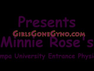 Ebony Cutie Minnie Rose Gets Gyno Exam Captured On Cameras by Doctor Tampa @GirlsGoneGynoCom