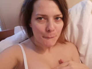 ASMR, Dirty Talk littlemarylove, Handjob, Cum On Tits