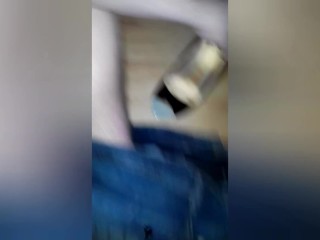 I fuck and cum in stepsisters highheels