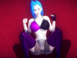 3D HENTAI Jinx from League Of Legends