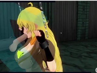 [CM3D2] RWBY hentai - Yang Xiao Long aggressively gangbanged after losing a fight