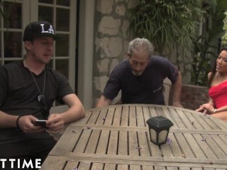 ADULT TIME MILF Stepmom Kalina Ryu Craves A Facial In The Woods