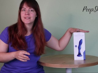 Toy Review - Chrystalino Gallant Blue Glass Curved Dildo Wand, Courtesy of Peepshow Toys!