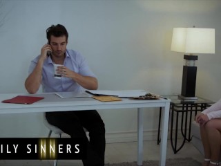 Family Sinners - Jay Smooth Confronts Blonde Khloe Kapri About Her Poor Work & They End Up Fucking