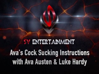 Ava Austen shows us her way of sucking cock