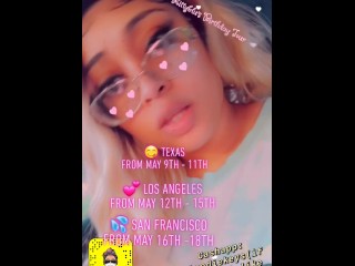 Kittyblu's Birthday Tour Dates Booking In Bio 