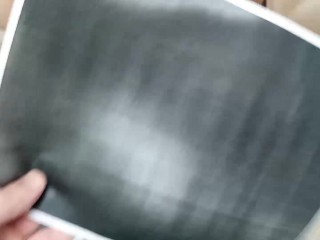 SEXRETARY Secretary scans boobs and pussy on MFP in office 1