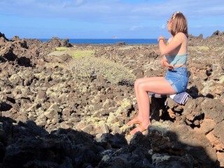 La meilleurs pipe en plein air avec un paysage de réve, Couple Naemyia