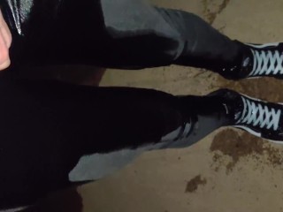 Wetting My Skinny Jeans In The Forest By Night