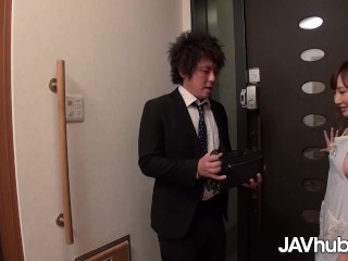 JAVHUB Wakana Yuzuki has her tight pussy creampied