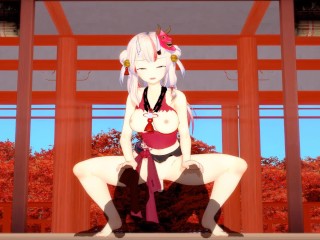 【NAKIRI AYAME】【HENTAI 3D】【VTUBER】