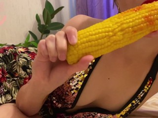 Food ass to mouth, mukbang 4K - Little Nika