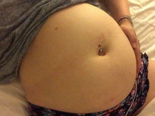 Swollen Belly Girl Bloated Belly Gurgles