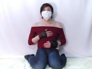 Femboy is Playing with Masturbator and Aneros then Ejaculate Thick Com in Tight Jeans