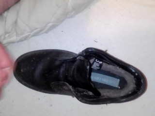 I cum on stepsisters leather boots