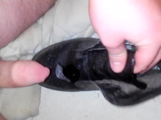 I cum on stepsisters leather boots