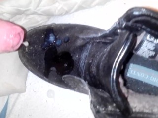 I cum on stepsisters leather boots