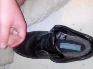 I cum on stepsisters leather boots