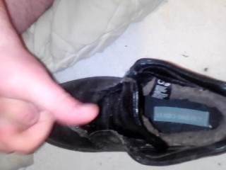 I cum on stepsisters leather boots