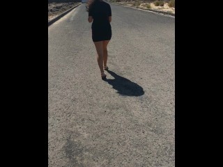 Pretty woman takes outdoor shower and masturbates  public space 2021 tenerife