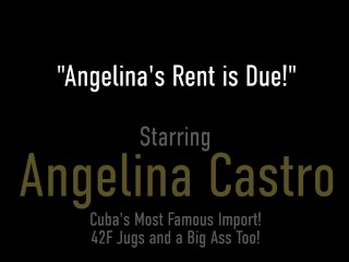 BBW Angelina Castro Blows Her Pervy Landlord To Pay The Rent