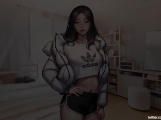 3D Korean Hentai Animation - Adidas Girl 