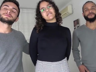 Moroccan teen Lily gets A LOT OF COCKS for her gangbang