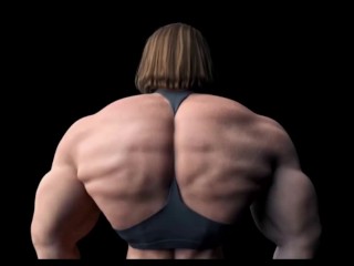 Female Muscle Growth Animations by Kycolv